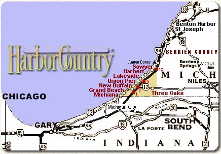 Harbor Country Map